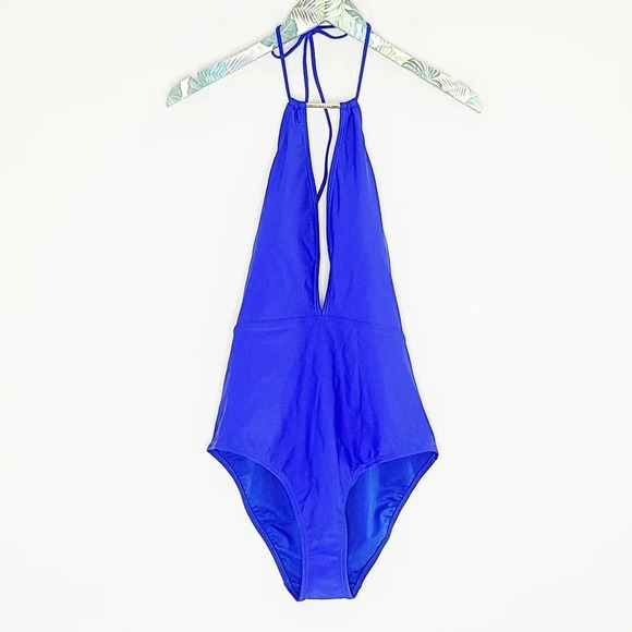 NWT Ted Baker Pikaa Halter One Piece Swimsuit - Picture 2 of 6